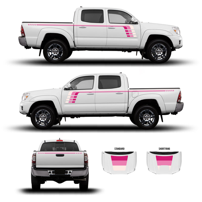 Load image into Gallery viewer, 2005-15 Tacoma Checkered Stripe Kit
