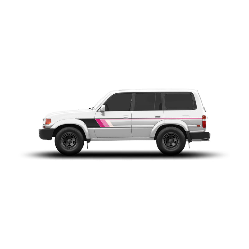 Load image into Gallery viewer, 80 Series Land Cruiser Checkered Stripe Kit