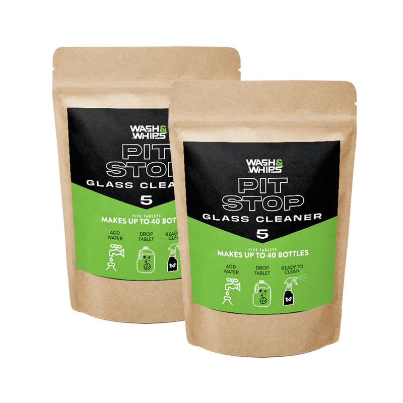 Load image into Gallery viewer, WASH&WHIPS Pit Stop Glass Cleaner / All Surface Cleaner Refill Tablets (Makes 5 Gallons)