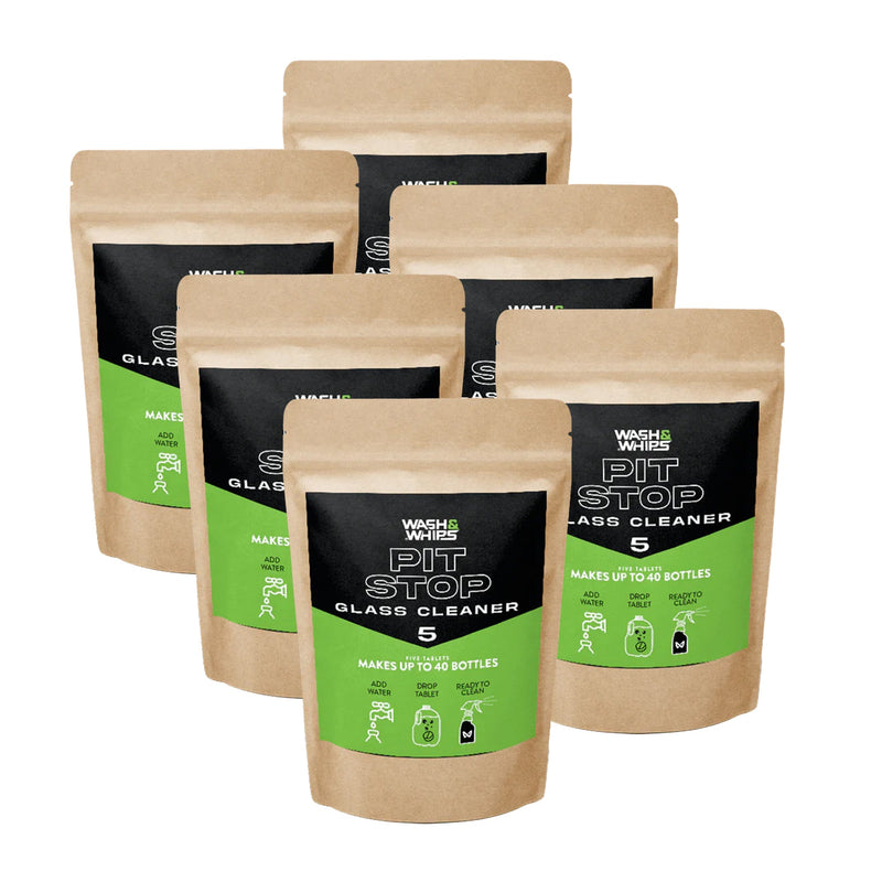 Load image into Gallery viewer, WASH&WHIPS Pit Stop Glass Cleaner / All Surface Cleaner Refill Tablets (Makes 5 Gallons)