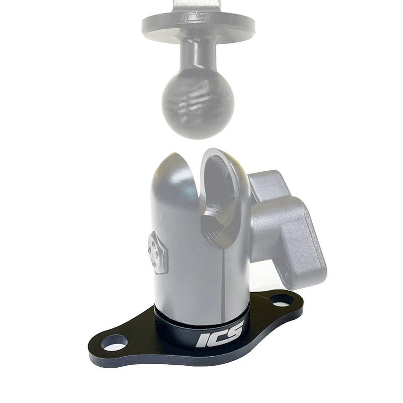 Load image into Gallery viewer, 2 Hole AMPS single joint Mount - Matte