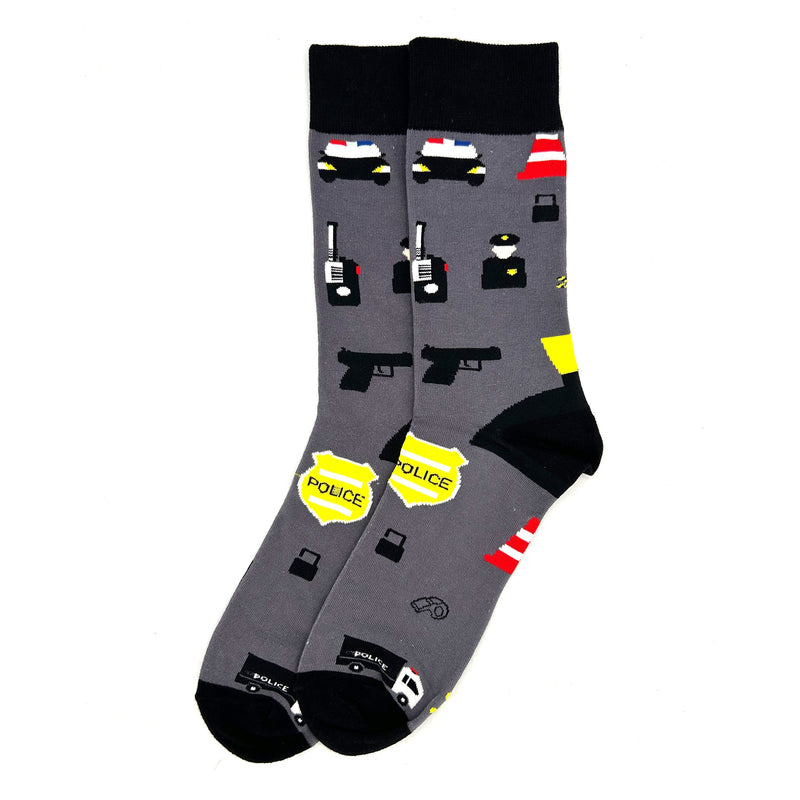 Load image into Gallery viewer, Law Enforcement Novelty Socks