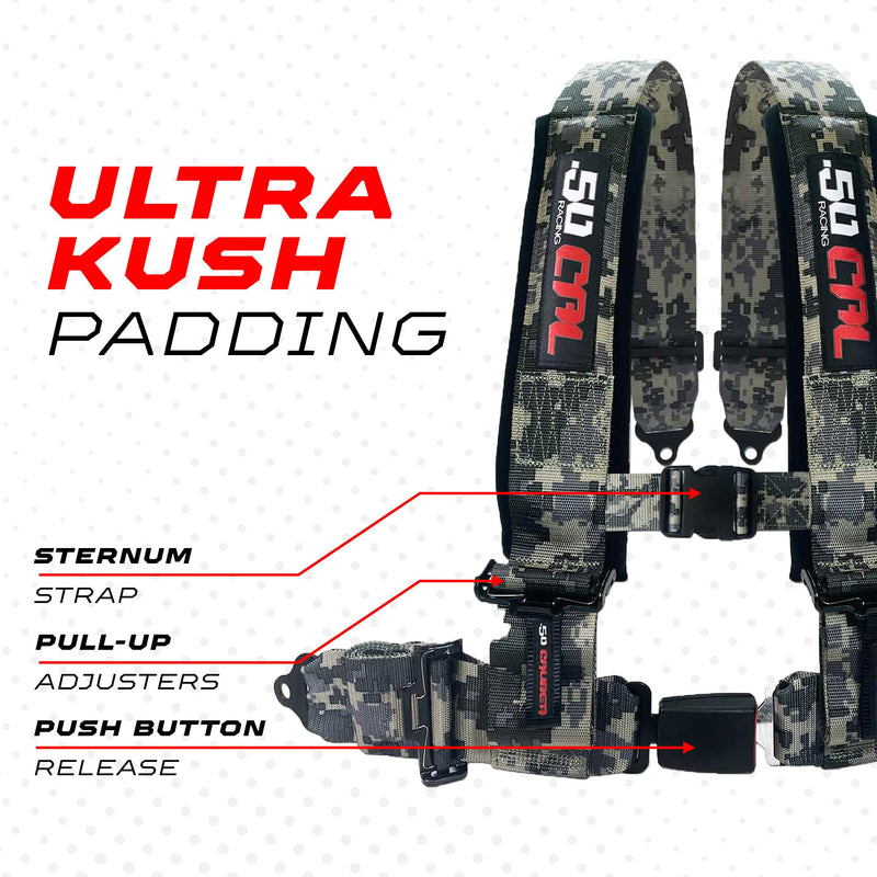 Load image into Gallery viewer, Pro Series 2" & 3" 4 point Harness with push button release