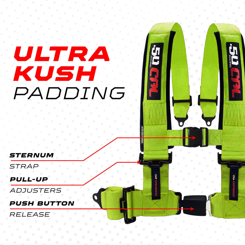 Load image into Gallery viewer, Pro Series 2" & 3" 4 point Harness with push button release