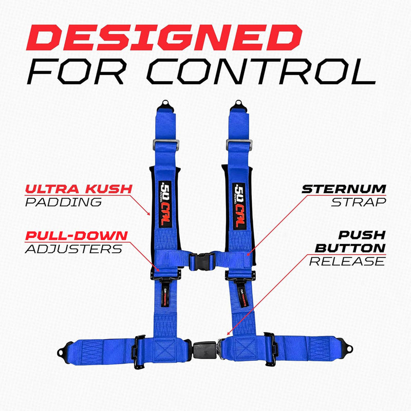 Load image into Gallery viewer, Pro Series 4 point Harness with push button release 2" & 3" available