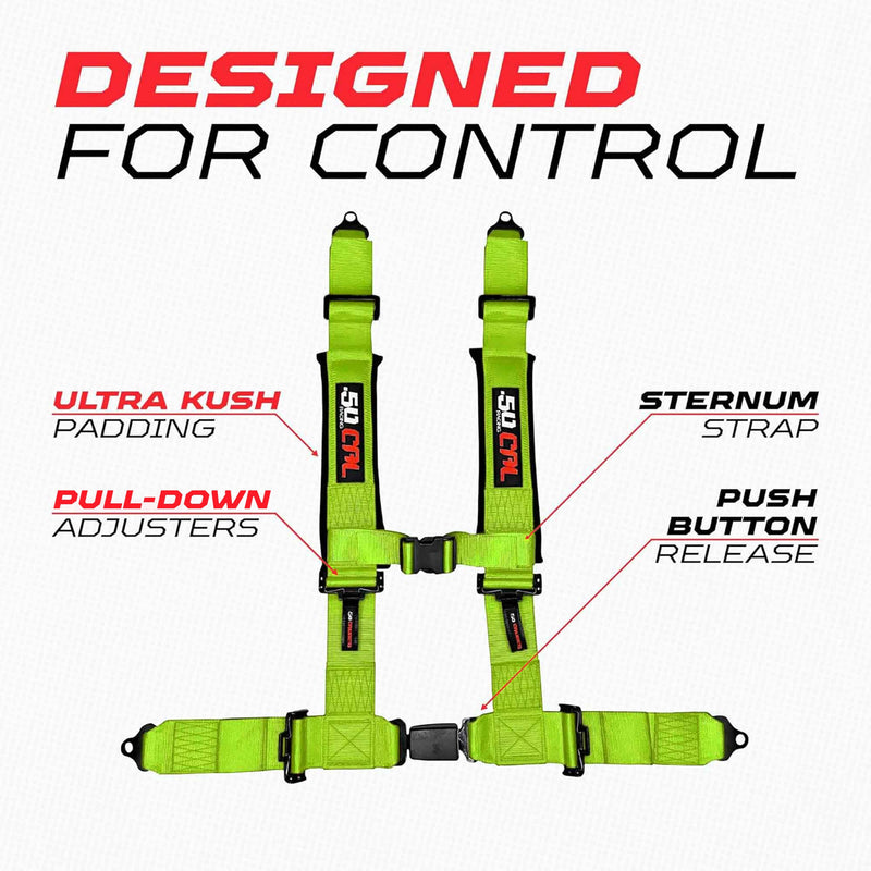 Load image into Gallery viewer, Pro Series 4 point Harness with push button release 2" & 3" available