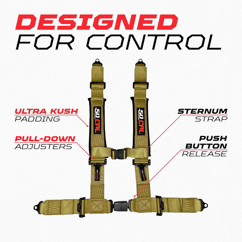 Load image into Gallery viewer, Pro Series 4 point Harness with push button release 2" & 3" available