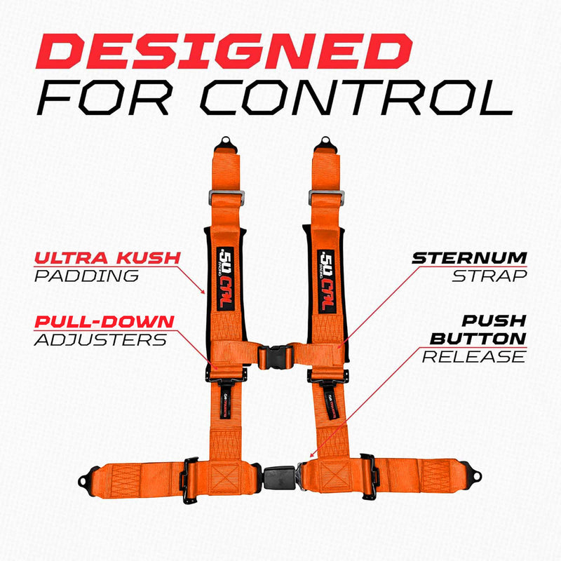 Load image into Gallery viewer, Pro Series 4 point Harness with push button release 2" & 3" available
