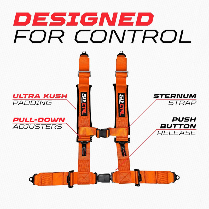 Load image into Gallery viewer, Pro Series 4 point Harness with push button release 2" & 3" available