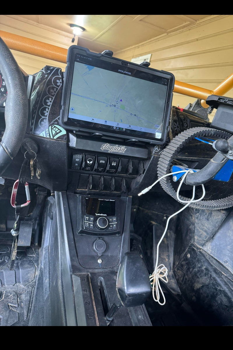 Load image into Gallery viewer, Polaris RZR Pro R Lower Dash Head Unit Mount (2020–2024)