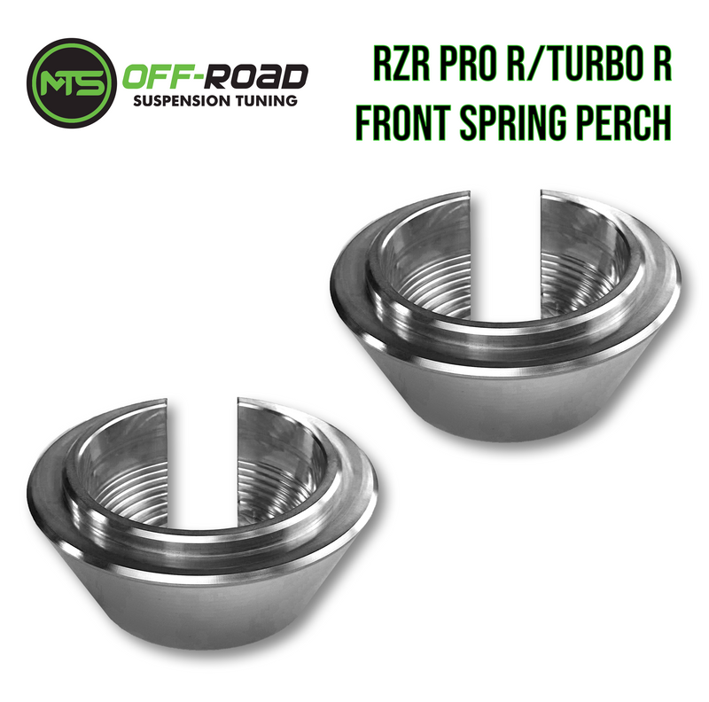 Load image into Gallery viewer, Polaris RZR Pro R/Turbo R/Pro S Billet Front Spring Perch Collars - Set of 2