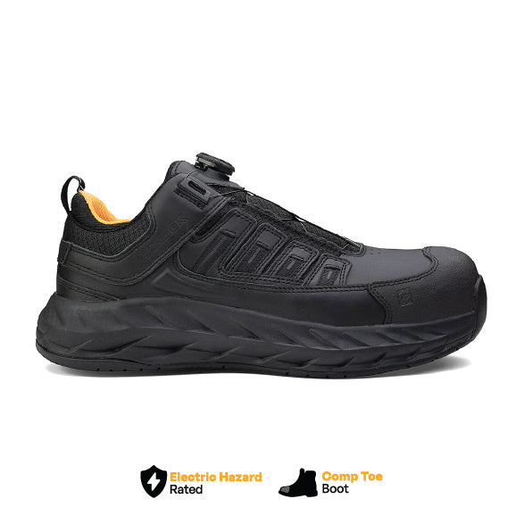 Load image into Gallery viewer, Pro Safety Low Composite Toe Shoe – Black
