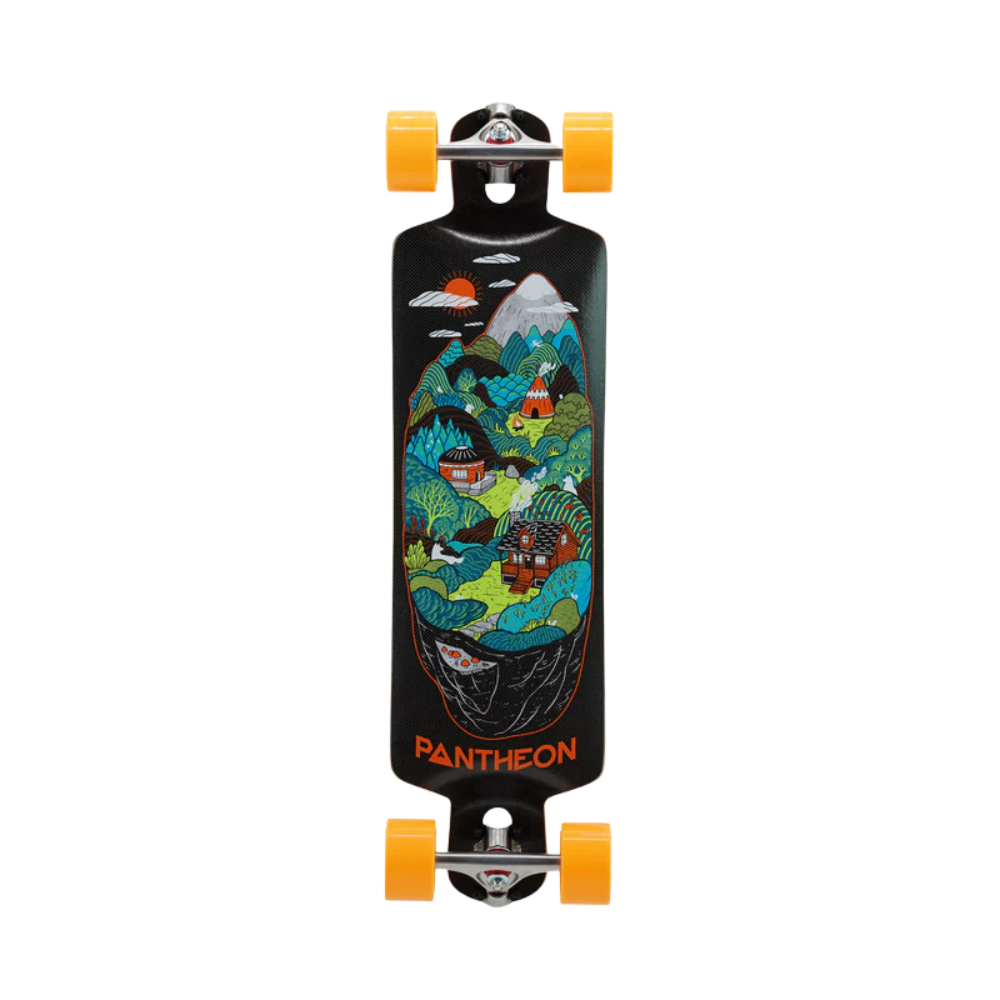 Pantheon CARBON Trip “Indian Hills” Longboard Complete - 33.25"