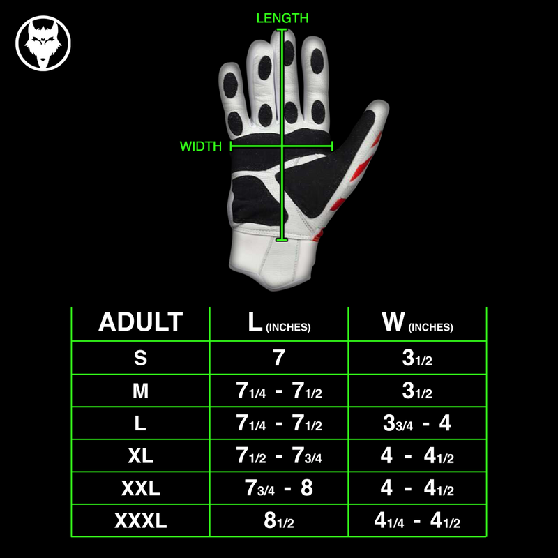 Load image into Gallery viewer, Howler Red Batting Gloves