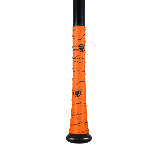 Pulse Orange Bat Grip Tape with Black