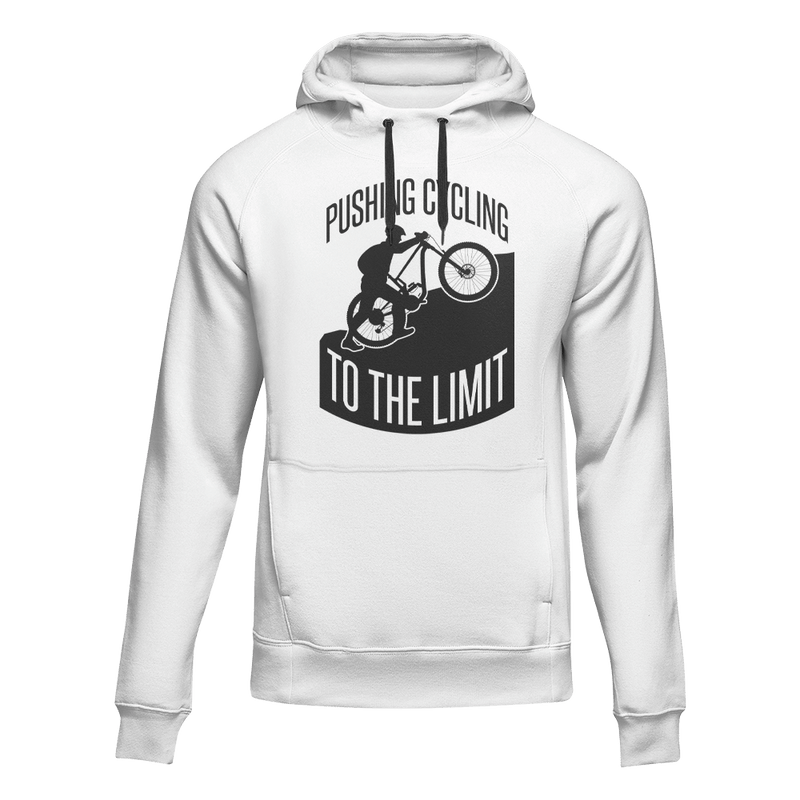 Load image into Gallery viewer, Pushing Cycling To The Limit Adult Fleece Hoodie