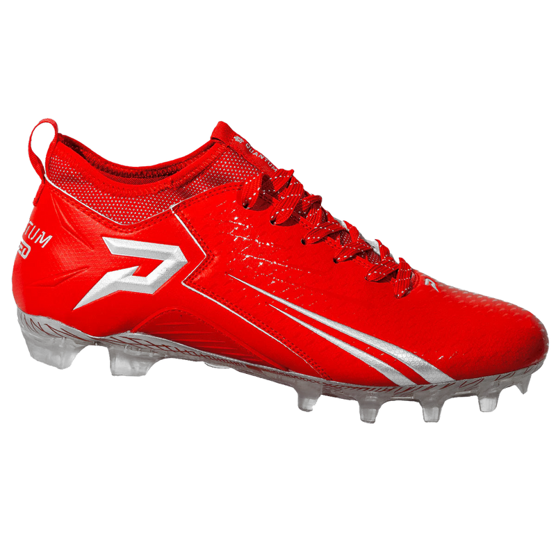 Load image into Gallery viewer, Quantum Speed: Football Cleats - Red - Team Colors