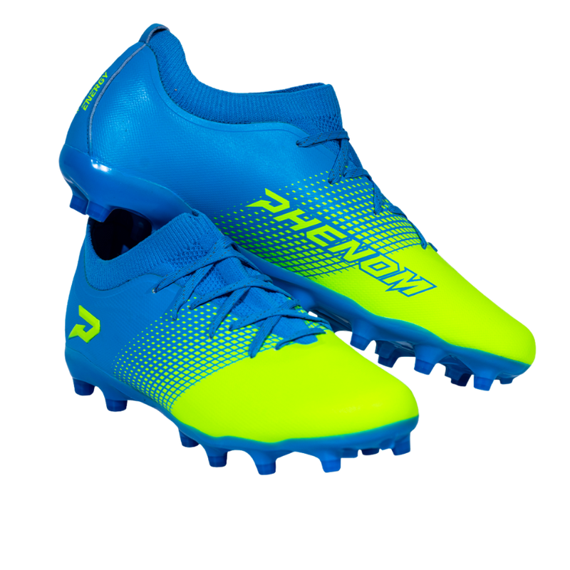 Load image into Gallery viewer, Quantum Energy Flag Football Cleats - Columbia Blue & Slime