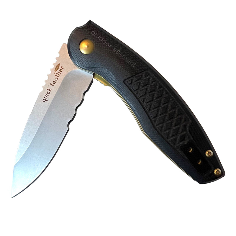 Load image into Gallery viewer, Quick Feather Folding Knife