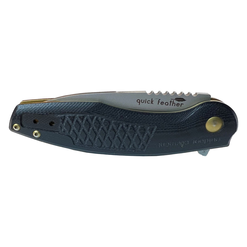 Load image into Gallery viewer, Quick Feather Folding Knife