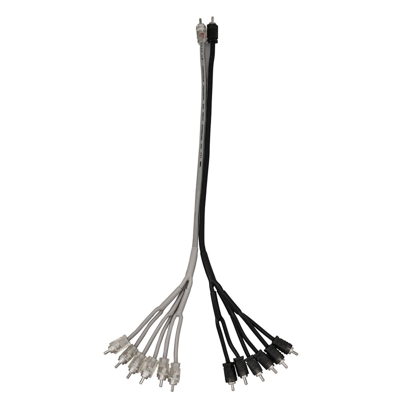 Load image into Gallery viewer, Level 2 RCA 100% Copper OFC Y Connector 2 MALE to 12 MALE 1.5 Feet - SILVER