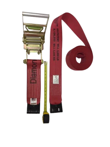 Load image into Gallery viewer, DiamondWeave™ 2" x 30 Ft Ratchet Strap w/ Flat Hooks | R30FDW