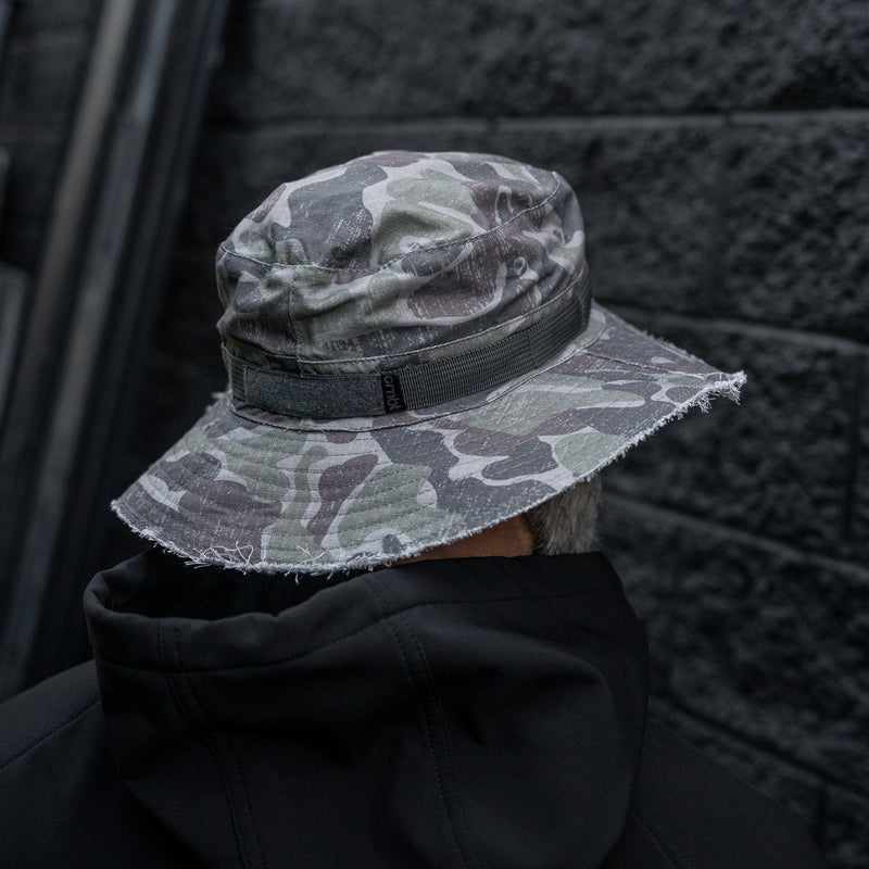 Load image into Gallery viewer, Distressed Ripstop Mid-Profile Tactical Boonie Hat