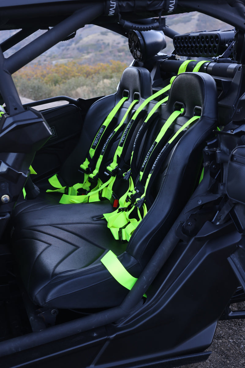 Load image into Gallery viewer, Maverick X3 Rear Bench Seat W Harnesses (2017+)