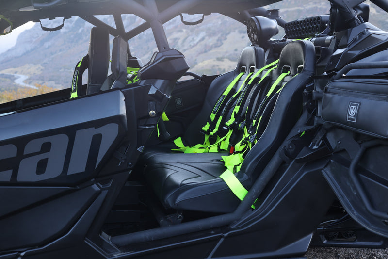 Load image into Gallery viewer, Maverick X3 Rear Bench Seat W Harnesses (2017+)