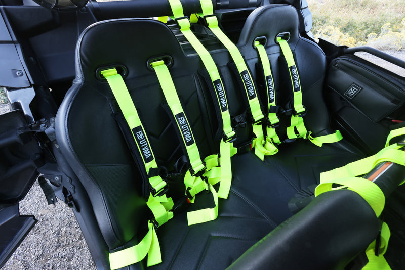 Load image into Gallery viewer, Maverick X3 Rear Bench Seat W Harnesses (2017+)