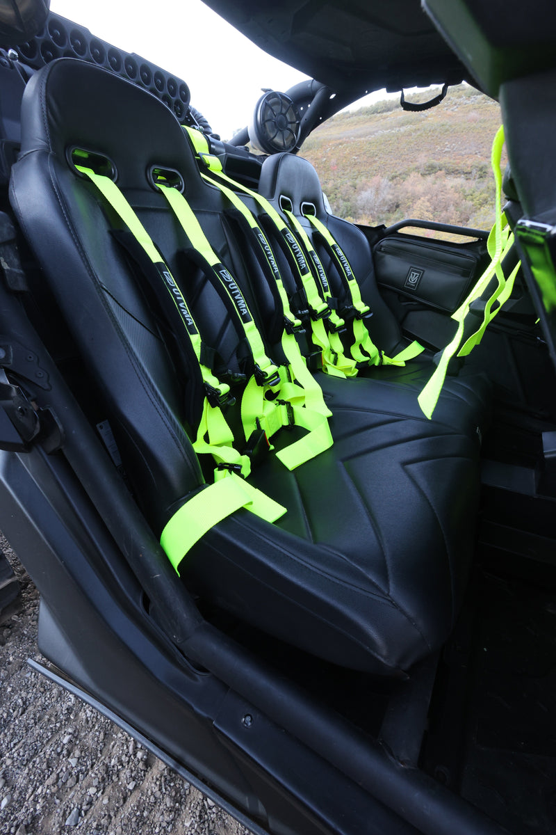 Load image into Gallery viewer, Maverick X3 Rear Bench Seat W Harnesses (2017+)