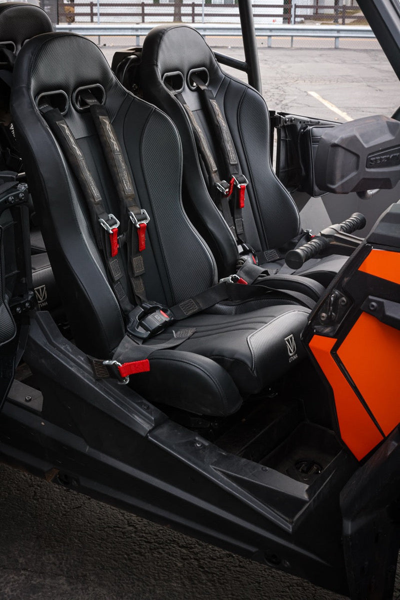 Load image into Gallery viewer, RZR 1000 Rear Bench Seat & Pair of Front Bucket Seats Set