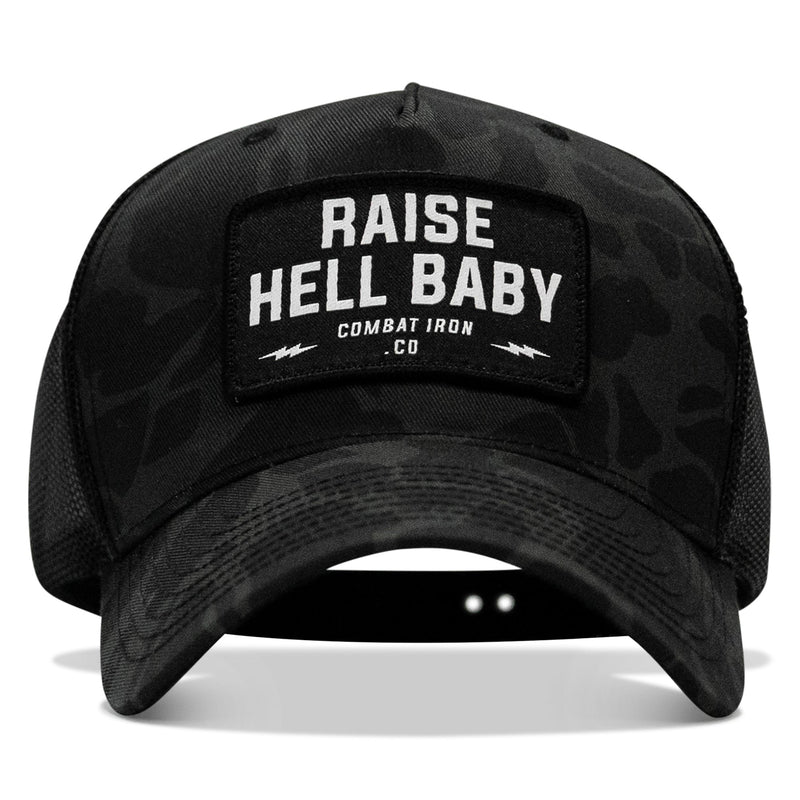 Load image into Gallery viewer, Raise Hell Baby Patch Snapback Hat