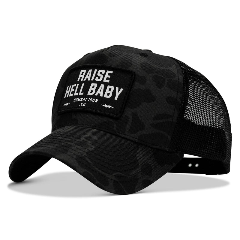 Load image into Gallery viewer, Raise Hell Baby Patch Snapback Hat