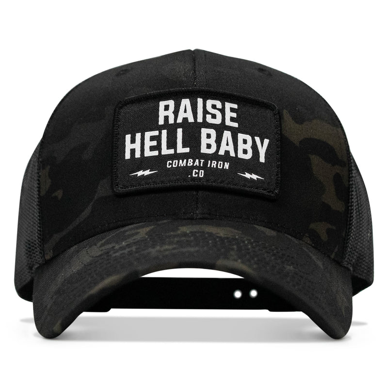 Load image into Gallery viewer, Raise Hell Baby Patch Snapback Hat