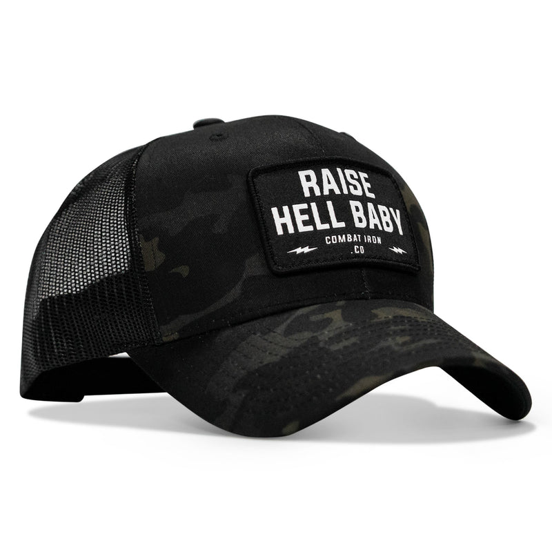 Load image into Gallery viewer, Raise Hell Baby Patch Snapback Hat