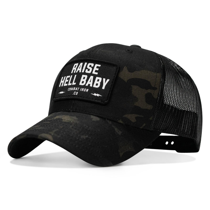 Load image into Gallery viewer, Raise Hell Baby Patch Snapback Hat