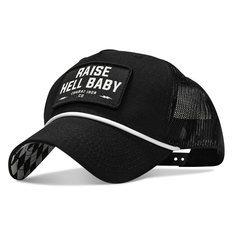 Load image into Gallery viewer, Raise Hell Baby Patch Rope Snapback Hat