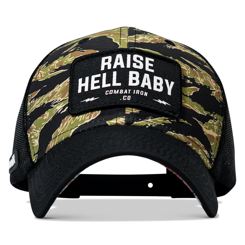Load image into Gallery viewer, Raise Hell Baby Patch Original Ripstop Snapback Hat