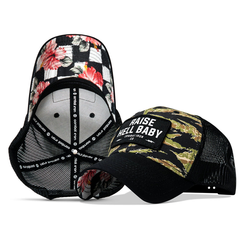 Load image into Gallery viewer, Raise Hell Baby Patch Original Ripstop Snapback Hat
