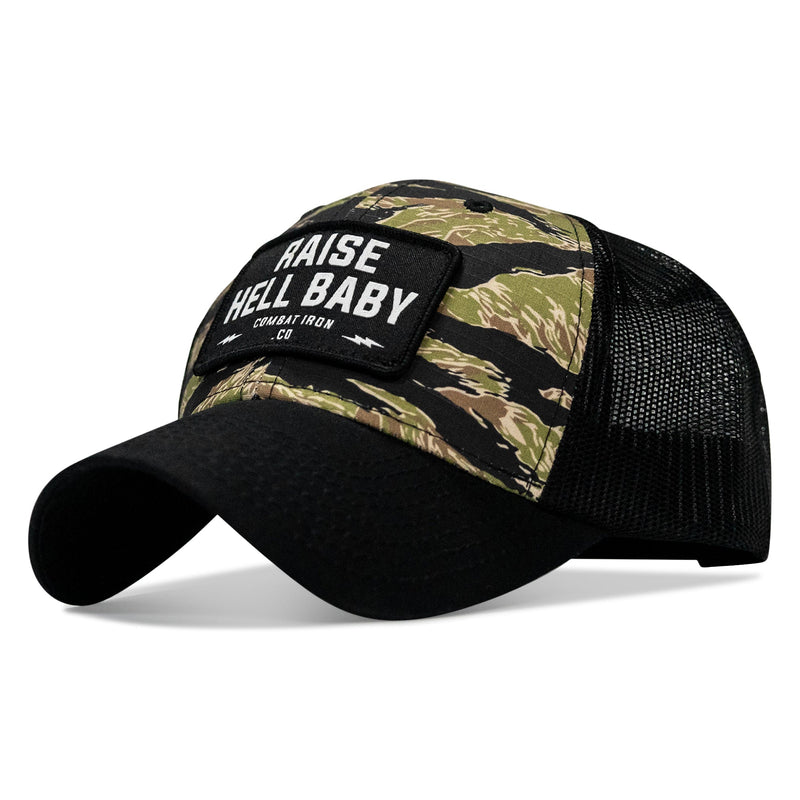 Load image into Gallery viewer, Raise Hell Baby Patch Original Ripstop Snapback Hat