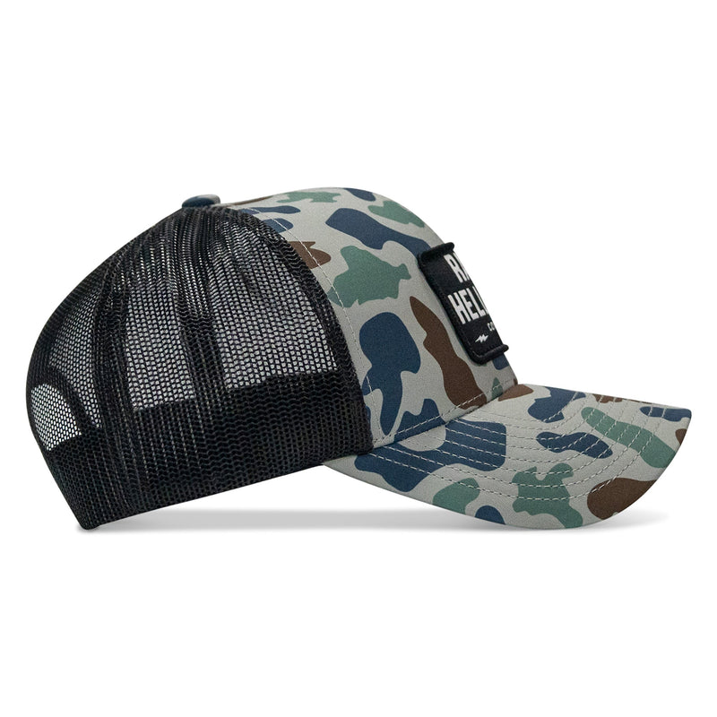 Load image into Gallery viewer, Raise Hell Baby Patch Snapback Hat