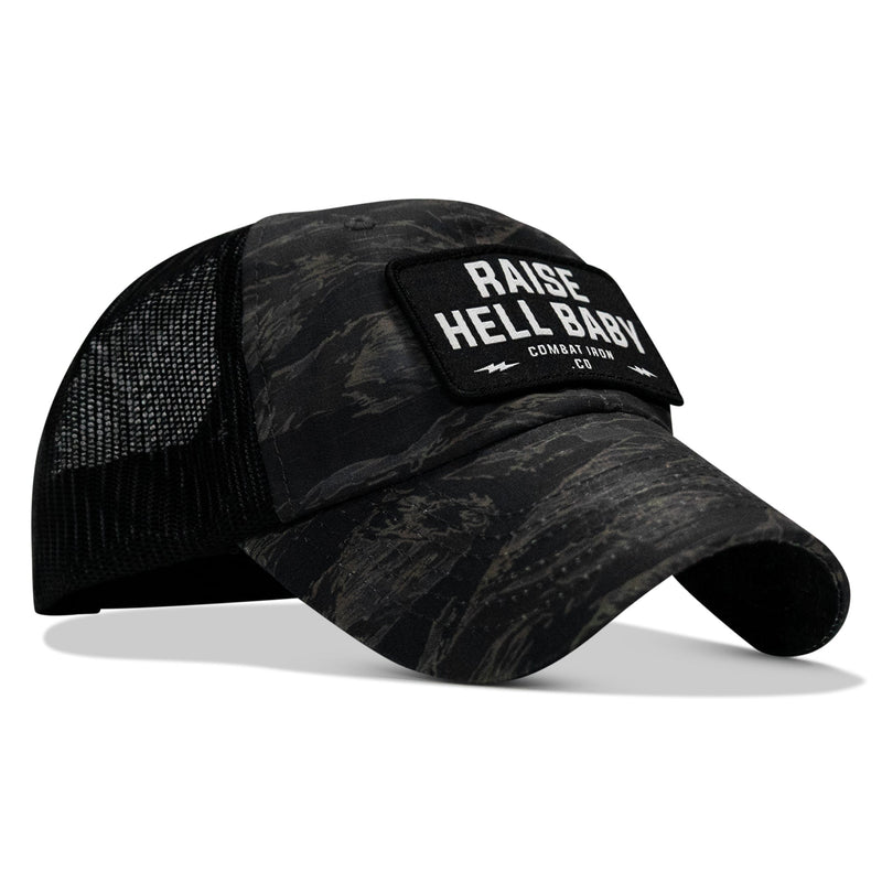 Load image into Gallery viewer, Raise Hell Baby Patch Tactical Ripstop Mesh Snapback Hat