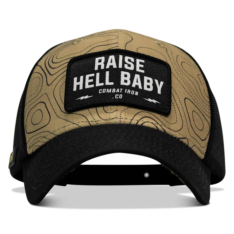 Load image into Gallery viewer, Raise Hell Baby Patch Original Ripstop Snapback Hat