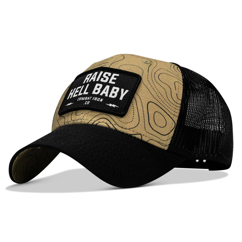 Load image into Gallery viewer, Raise Hell Baby Patch Original Ripstop Snapback Hat