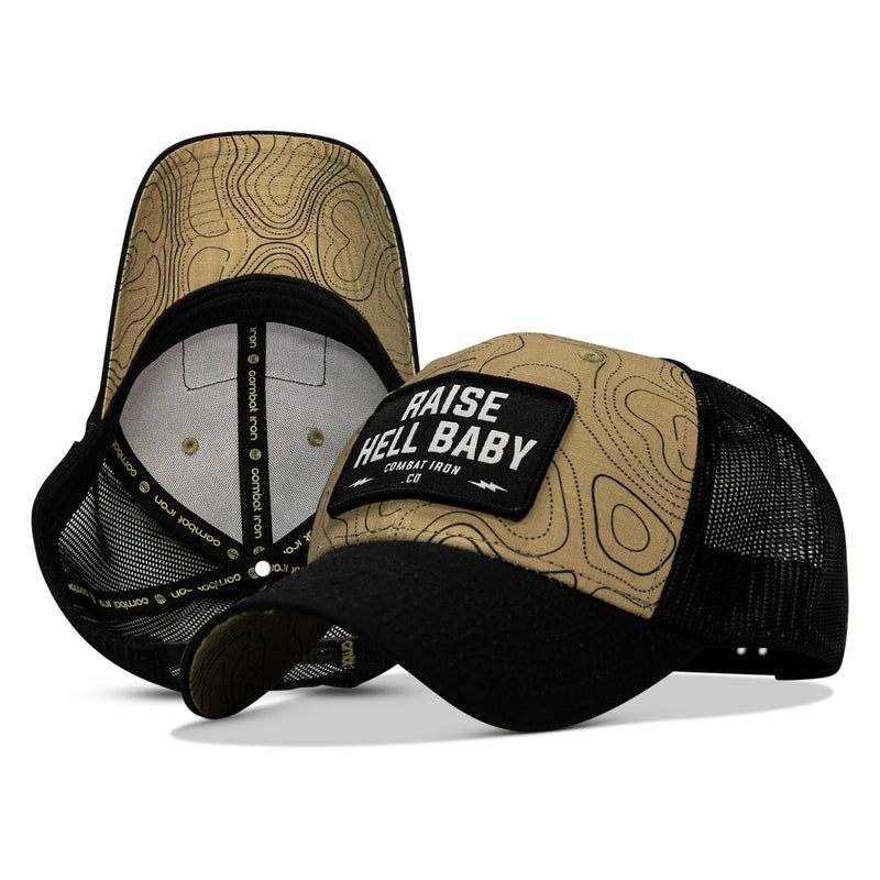 Load image into Gallery viewer, Raise Hell Baby Patch Original Ripstop Snapback Hat