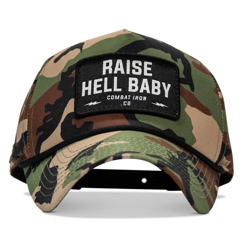 Load image into Gallery viewer, Raise Hell Baby Patch Weekender Snapback