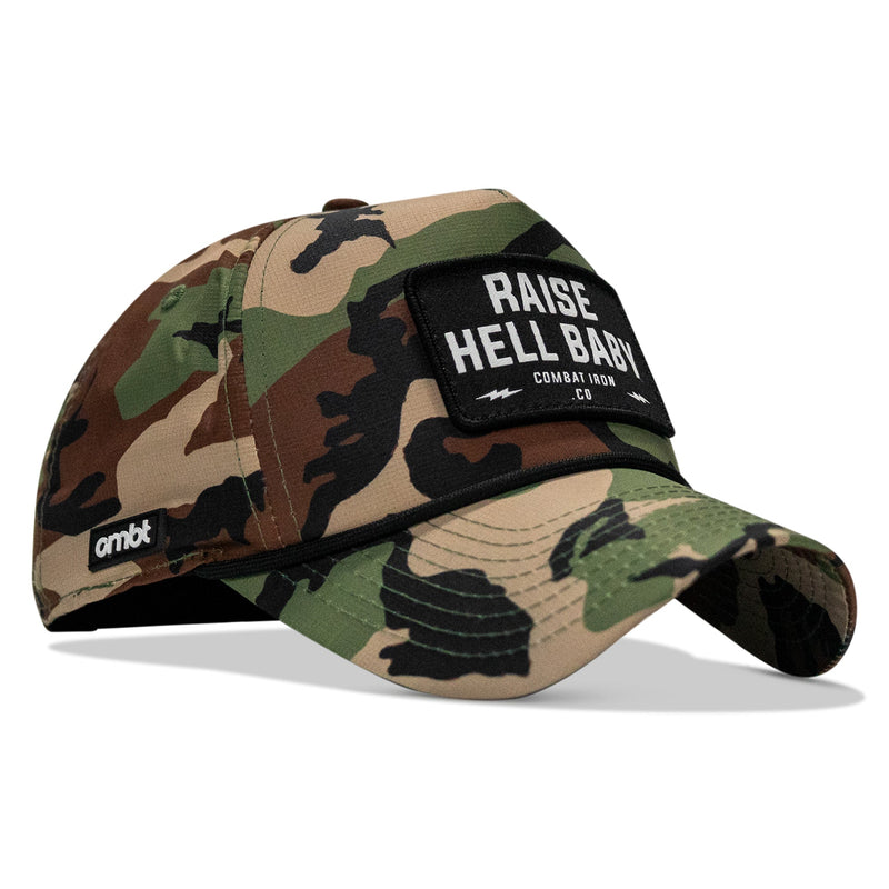 Load image into Gallery viewer, Raise Hell Baby Patch Weekender Snapback