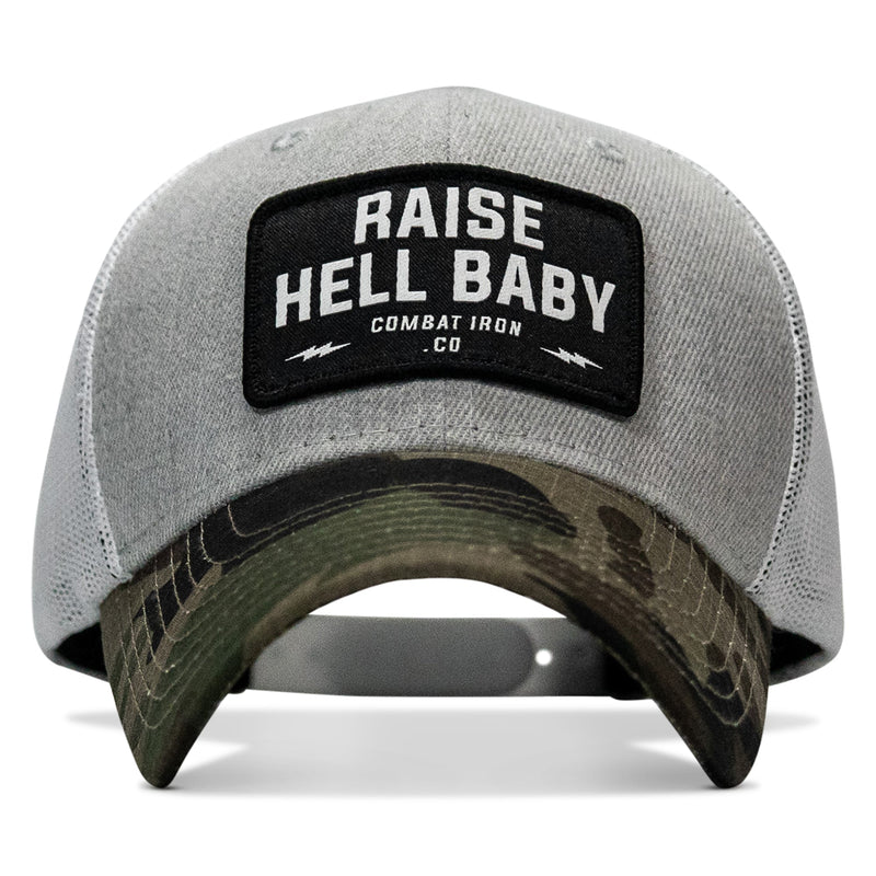 Load image into Gallery viewer, Raise Hell Baby Patch Snapback Hat