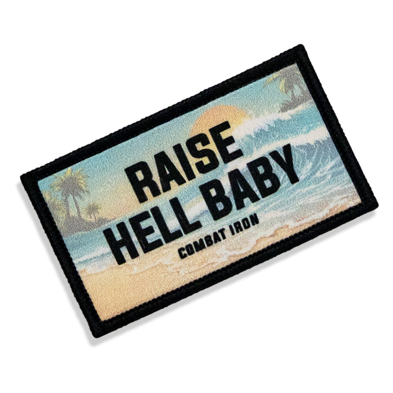 Load image into Gallery viewer, Raise Hell Baby Sunset Velcro Patch